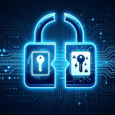 Split padlock showing AI agent executing a different action than the one approved by a human — illustrating the Loopjacking vulnerability