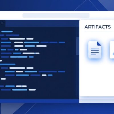 Kiro IDE 1.1 code editor interface showing Agent Artifacts panel with document and diagram outputs