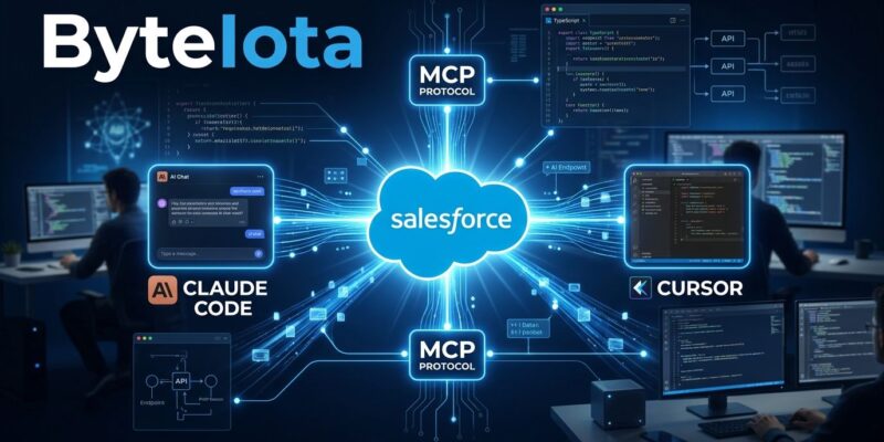 Salesforce AIforce Headless Toolkit connecting to Claude Code and Cursor via MCP tools