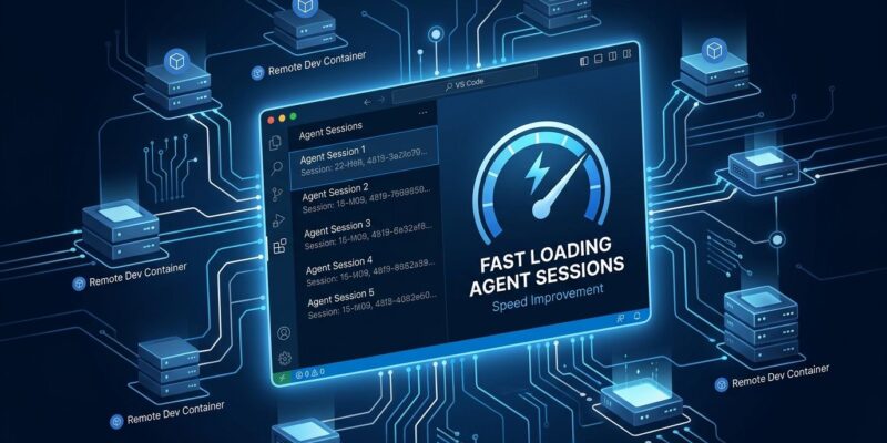VS Code 1.139 faster agent sessions and remote Dev Container support