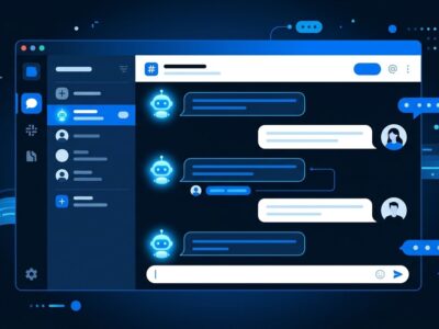 AI agents and humans working together in an agent-native messaging platform, illustrating Ando's approach to team collaboration with AI as first-class members