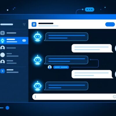 AI agents and humans working together in an agent-native messaging platform, illustrating Ando's approach to team collaboration with AI as first-class members