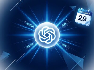 OpenAI DevDay 2026 conference September 29 featured illustration with glowing sphere and blue light beams