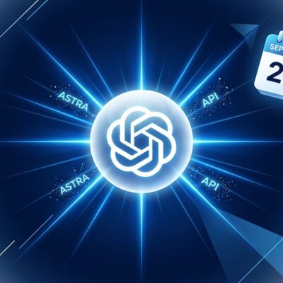 OpenAI DevDay 2026 conference September 29 featured illustration with glowing sphere and blue light beams