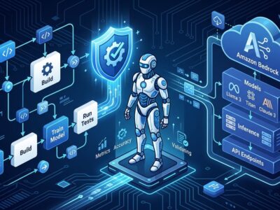 GitHub Actions CI/CD pipeline quality gate for Amazon Bedrock AgentCore AI agent evaluation