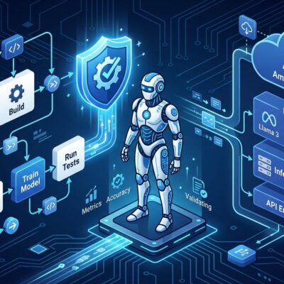 GitHub Actions CI/CD pipeline quality gate for Amazon Bedrock AgentCore AI agent evaluation