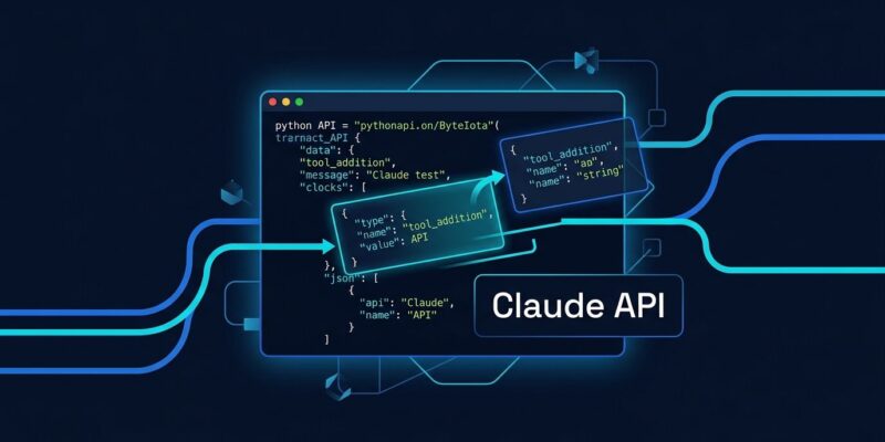 Claude API inline tools mid-conversation diagram
