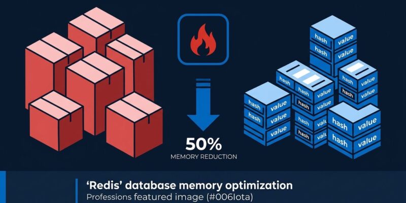 Redis 8.10 compact hash template encoding reduces memory usage by 50 percent