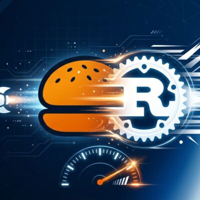 Bun 1.4 JavaScript runtime Rust rewrite illustration showing performance and speed