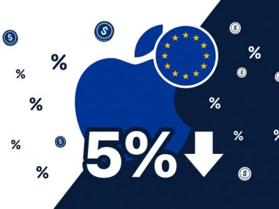 Apple EU App Store fee overhaul showing 5% Core Technology Commission effective October 1 2026