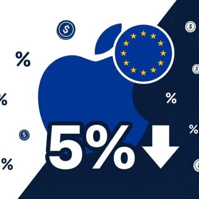 Apple EU App Store fee overhaul showing 5% Core Technology Commission effective October 1 2026