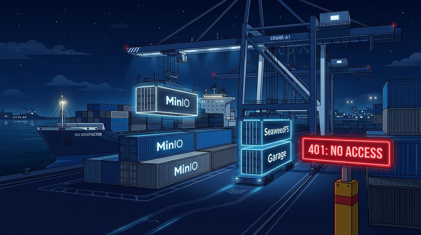 MinIO Is Gone From Docker Hub and Quay.io — Fix Your Stack Now | byteiota