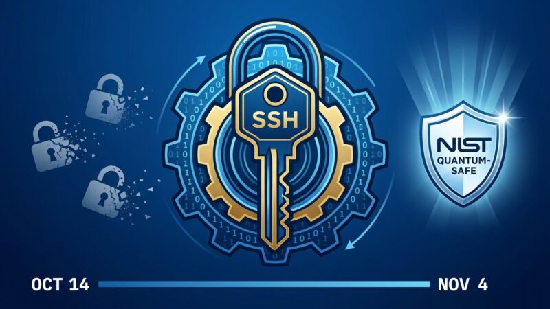SSH key security diagram showing key size requirements and deadline dates for GitHub SSH changes