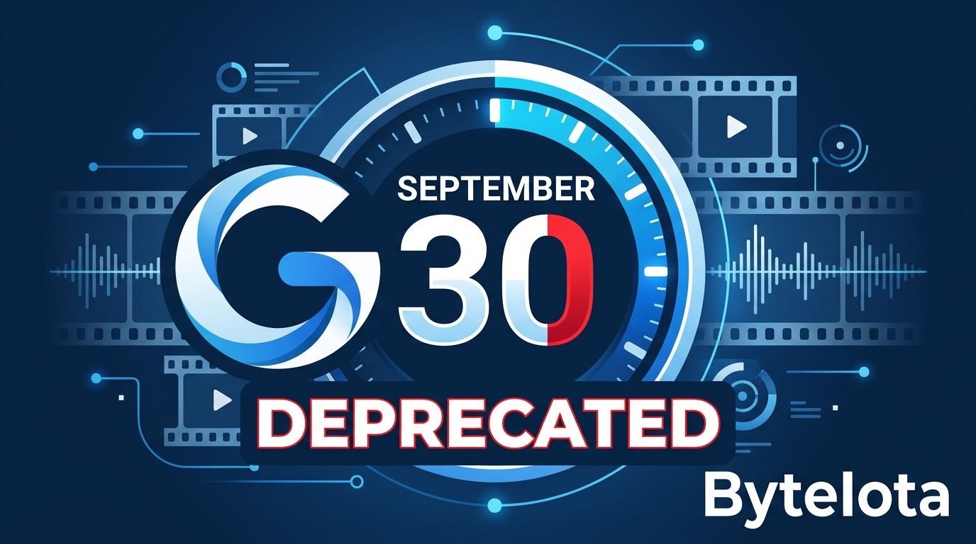 Gemini Omni Flash Deprecated: Migrate Before Sept 30
