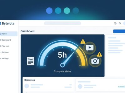 Gemini Notebook compute-based usage limits dashboard showing 5-hour reset meter and plan tiers