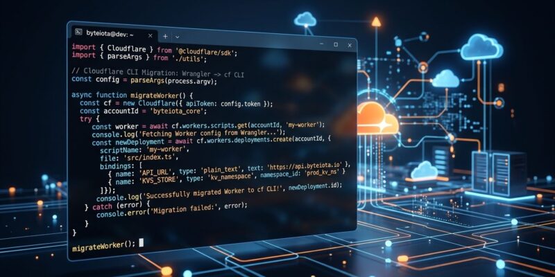 Cloudflare cf CLI replacing Wrangler for Workers developers