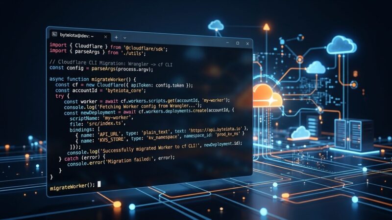Cloudflare cf CLI replacing Wrangler for Workers developers