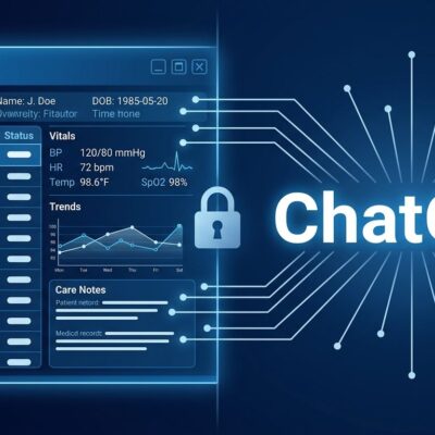 ChatGPT Health integrates with Epic EHR patient records system illustration