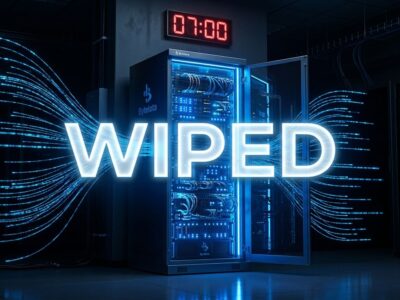 JadePuffer AI ransomware wiped over 100 Azure storage accounts in 7 minutes — Azure data center with deletion warning