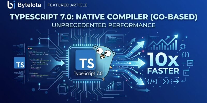 TypeScript 7.0 native Go compiler speed visualization