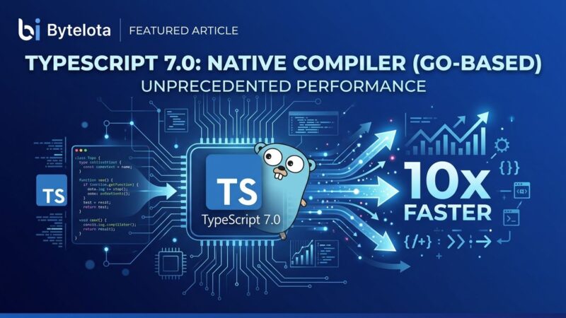 TypeScript 7.0 native Go compiler speed visualization