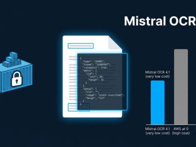 Mistral OCR 4.1 document parsing with bounding boxes, Docker self-hosting, and cost comparison vs AWS Textract and Azure