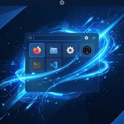 COSMIC Desktop 1.10 with GPU-accelerated wGPU Launcher rendering