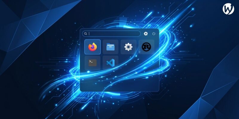 COSMIC Desktop 1.10 with GPU-accelerated wGPU Launcher rendering