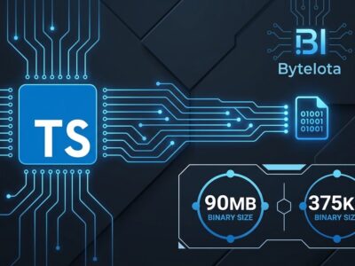 TypeScript code compiling to native binary with scriptc