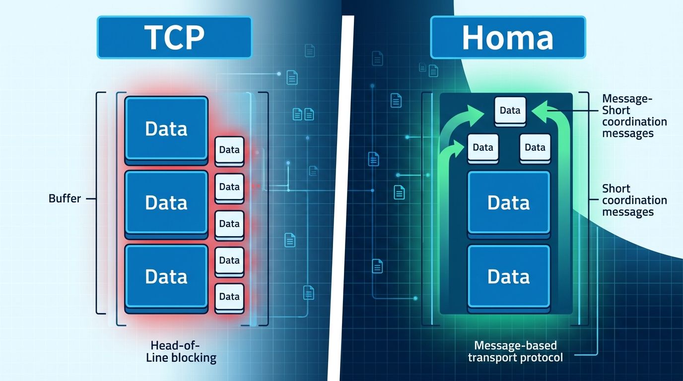 Homa Cuts TCP Latency 13x in AI Clusters — Here’s Why