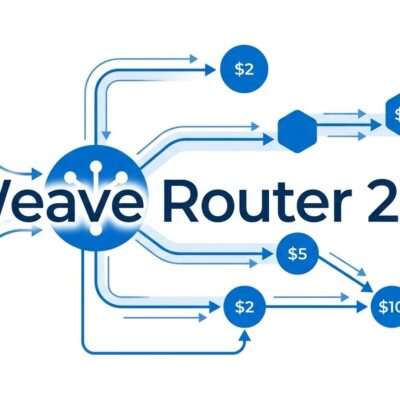 Weave Router 2.0 intelligent AI model routing diagram showing cost optimization paths between frontier and cheaper models