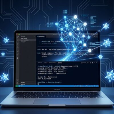DwarfStar 4 by antirez running DeepSeek V4 Flash locally on Apple Silicon MacBook