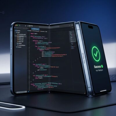 iPhone Duo foldable iPhone app development guide