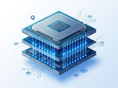 Qualcomm and Huawei LogicFolding chip technology 3D stacking AI inference