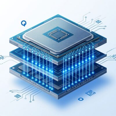 Qualcomm and Huawei LogicFolding chip technology 3D stacking AI inference