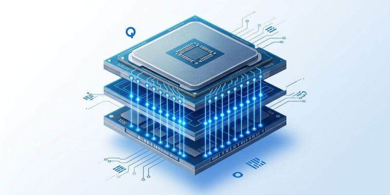 Qualcomm and Huawei LogicFolding chip technology 3D stacking AI inference