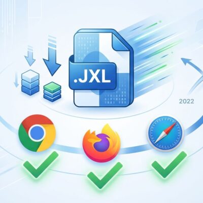 JPEG XL format landing in Chrome 155 with Firefox and Safari browser support illustrated