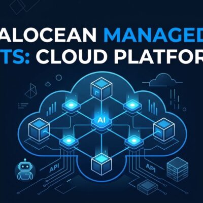 DigitalOcean Managed Agents platform showing AI agent nodes running in Firecracker microVMs