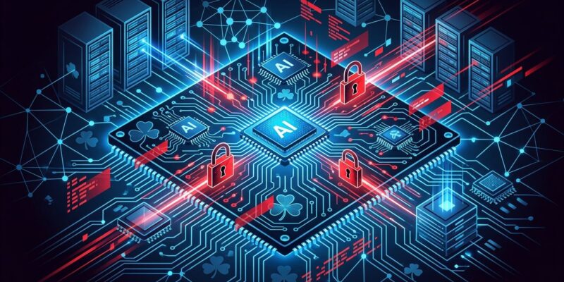 AI infrastructure components with security breach indicators at Pwn2Own Ireland 2026