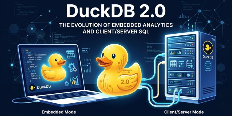 DuckDB 2.0 drops October 21 with client/server mode and breaking changes