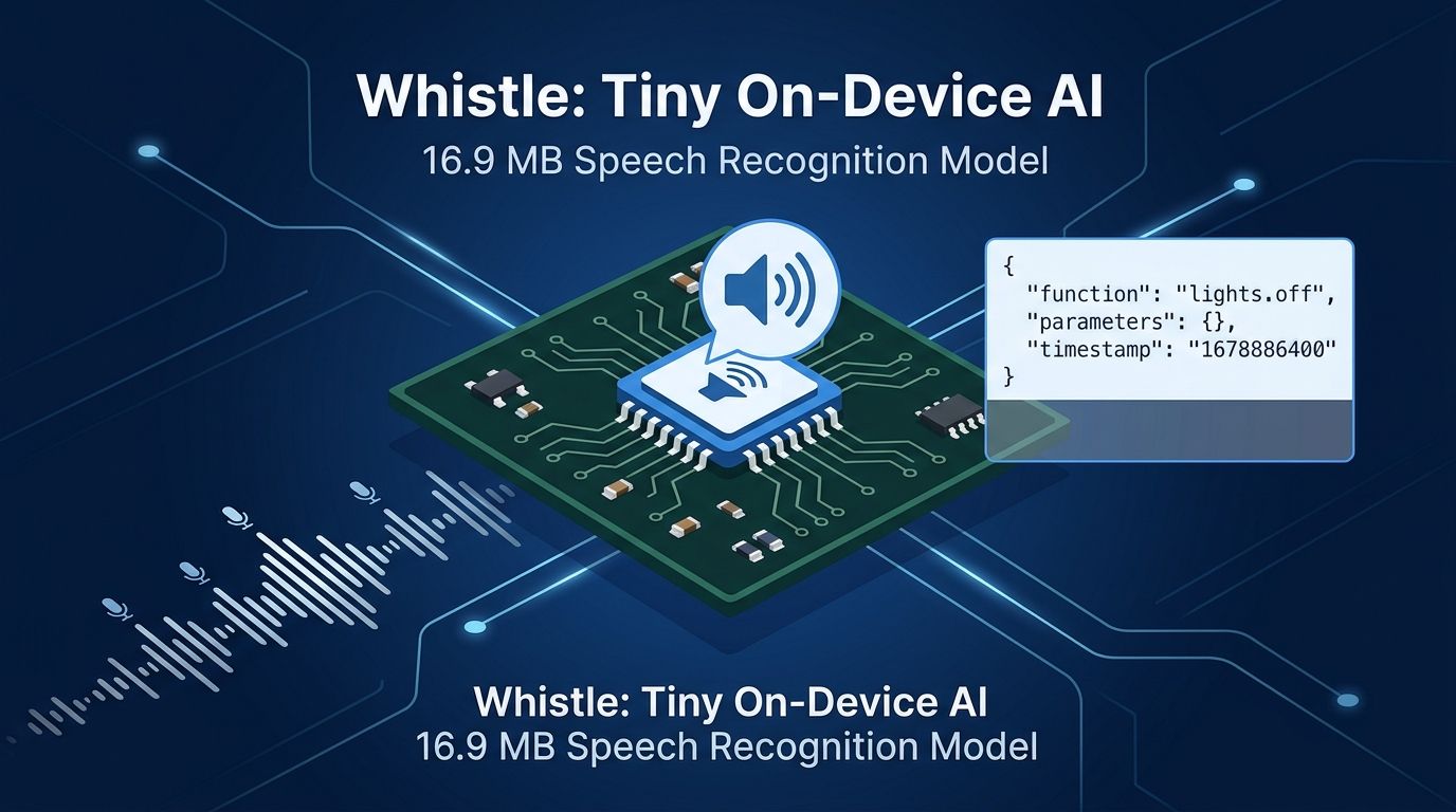 Whistle: 16.9 MB Speech Model Runs AI Agents On-Device