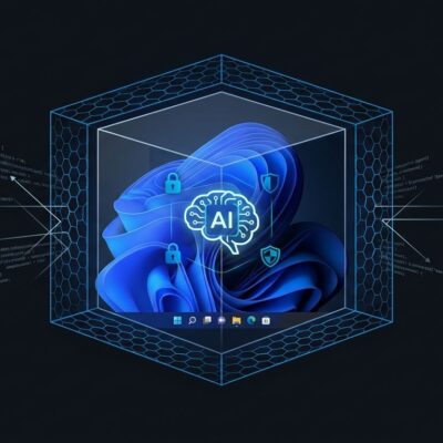 Microsoft Execution Containers MXC sandbox diagram showing OS-level AI agent isolation