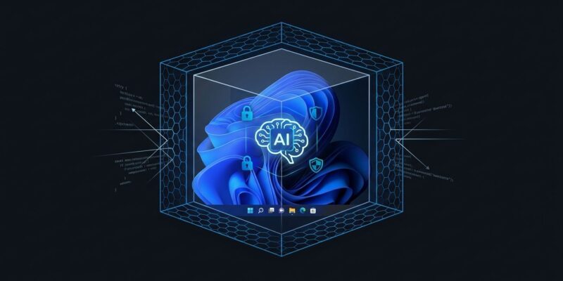 Microsoft Execution Containers MXC sandbox diagram showing OS-level AI agent isolation