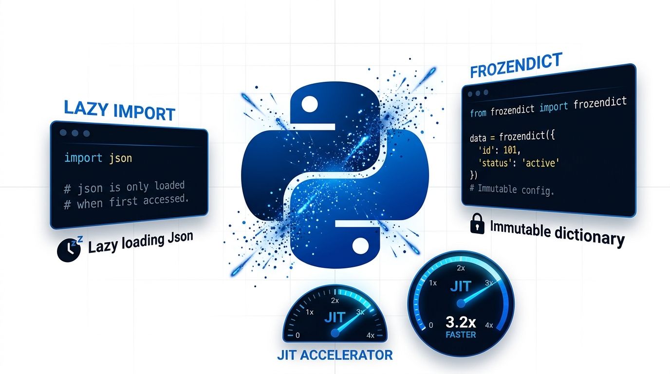 Python 3.15: Lazy Imports, frozendict, and a Faster JIT