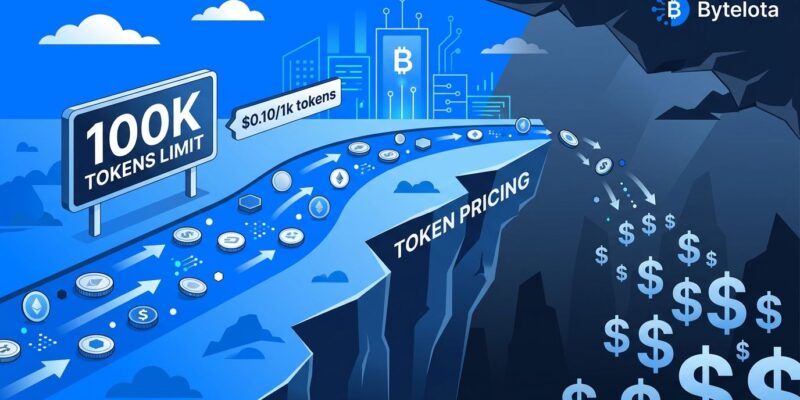 Claude Haiku 5.5 pricing cliff showing 100K token threshold and cost difference