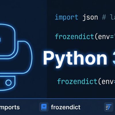Python 3.15 release featured image showing lazy imports frozendict and Tachyon profiler