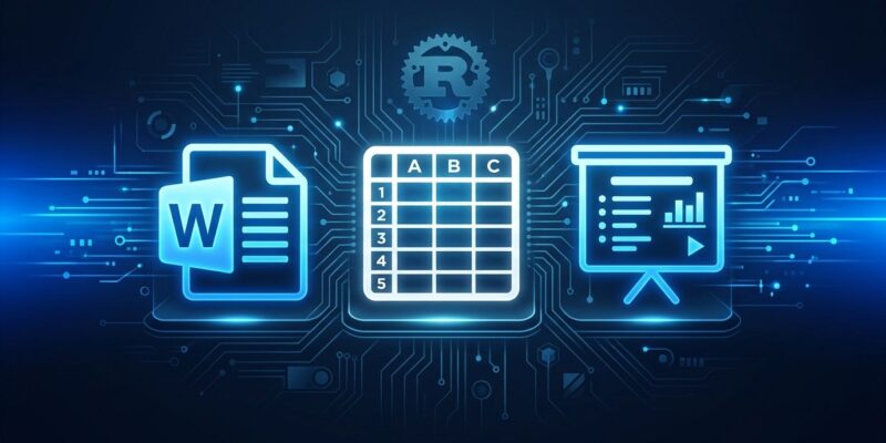 WordCraft, GridCraft, and DeckCraft — ArtCraft's Rust-based open-source Office suite built with Claude AI
