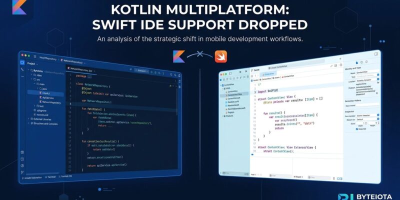 Kotlin Multiplatform KMP plugin drops Swift IDE support in IntelliJ IDEA 2026.3, Kotlin Toolchain 0.13 becomes recommended starting point