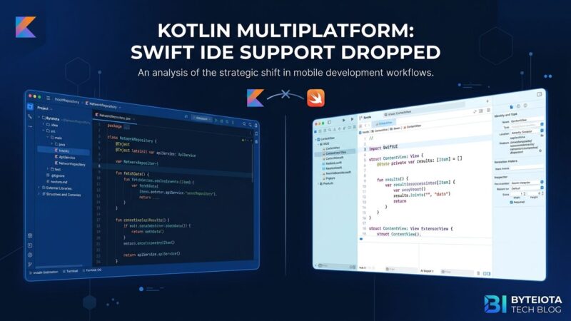 Kotlin Multiplatform KMP plugin drops Swift IDE support in IntelliJ IDEA 2026.3, Kotlin Toolchain 0.13 becomes recommended starting point