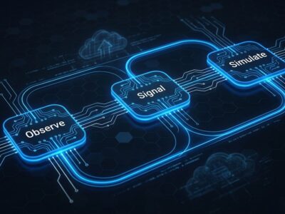 DigitalOcean Agent Improve Loop dashboard showing Insights, Signals, and Evaluations and Simulations for AI agent observability